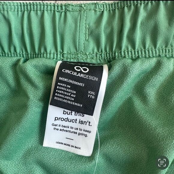 NWT!  THE NORTH FACE Circular Design Green/Purple Running Shorts Gym Hike Sz XXL - Picture 6 of 14